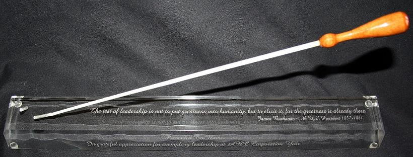 Clear Desk Baton Display Award