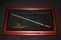 Framed Baton Award